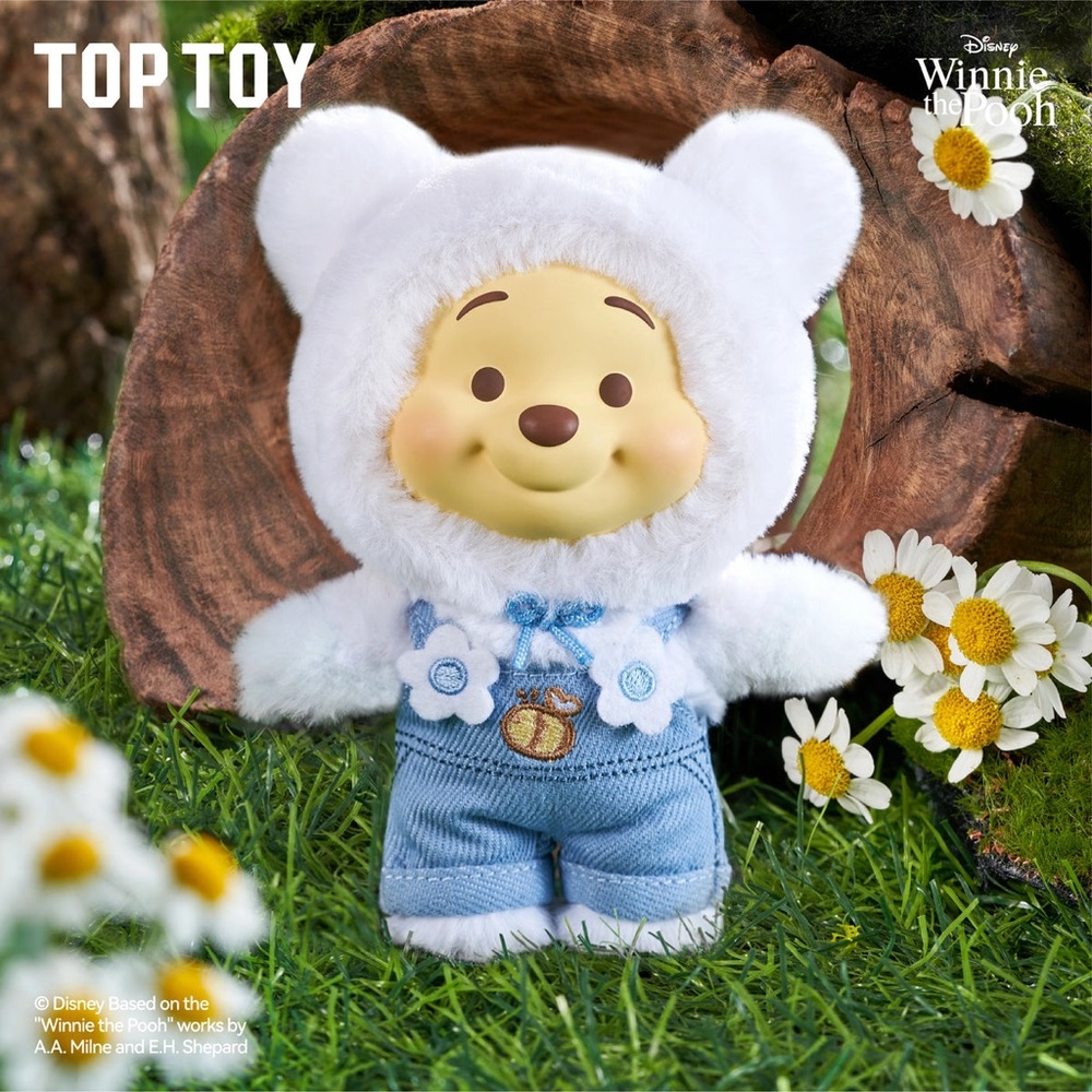 Top Toy Winnie The Pooh Candy Series Plush Pendant - Blueberry Foam